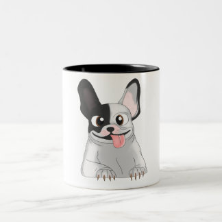 Caneca buldogue zweifarbige tasse