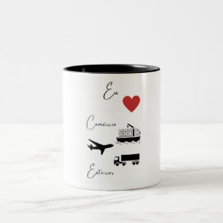 Caneca café (Caneca para tomar café) Zweifarbige Tasse