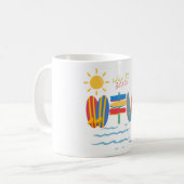 Caneca Café Chegada do Verão 11 oz Cerâmica W-PT Kaffeetasse (Vorderseite Links)
