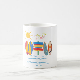 Caneca Café Chegada do Verão 11 oz Cerâmica W-PT Kaffeetasse