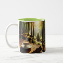 Caneca Café Paisagem Zweifarbige Tasse