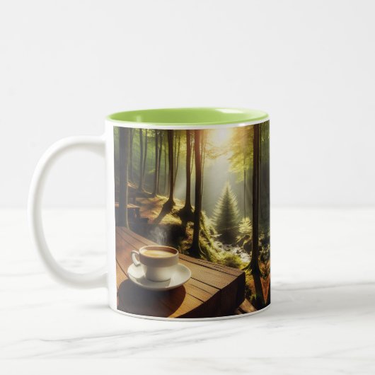Caneca Café Paisagem Zweifarbige Tasse (Links)