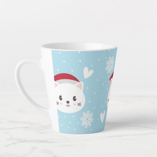 caneca Cat Christmas Milchtasse (Links)