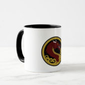 Caneca Cerâmica Dragão Imperial Vermelho Tasse (Vorderseite Links)