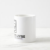  Caneca Clássica Branca de Louça Mon Petit Livre Kaffeetasse (Mittel)