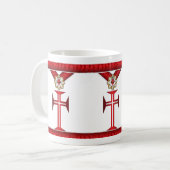 Caneca com a insígnia da Ordem de Cristo Kaffeetasse (Vorderseite Links)