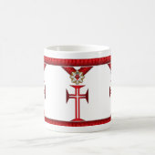 Caneca com a insígnia da Ordem de Cristo Kaffeetasse (Mittel)