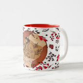 Caneca com cor dentro/Natal Zweifarbige Tasse (VorderseiteRechts)