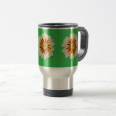 Caneca com Flor Minimalista Reisebecher (VorderseiteRechts)