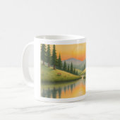 Caneca com paisagem de montanha kaffeetasse (Vorderseite Links)