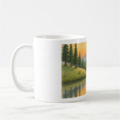 Caneca com paisagem de montanha kaffeetasse (Links)
