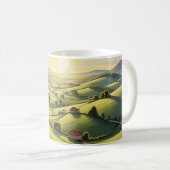 Caneca com paisagem do pôr do sol kaffeetasse (VorderseiteRechts)