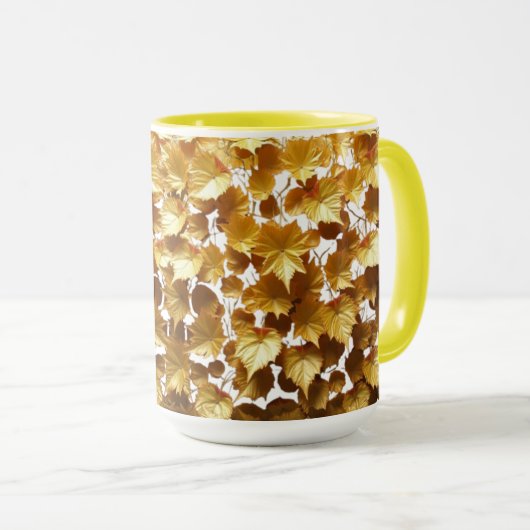 CANECA COMBO - FOLHAGEM OURO TASSE (VorderseiteRechts)