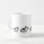 Caneca Cow Evolution Kaffeetasse (Vorderseite Links)