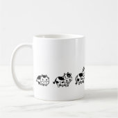 Caneca Cow Evolution Kaffeetasse (Links)