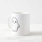 Caneca Cute Kawaii Ghost Kaffeetasse (Vorderseite Links)