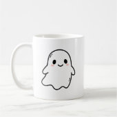 Caneca Cute Kawaii Ghost Kaffeetasse (Links)