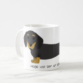 Caneca Dachshund-Longo Dia Kaffeetasse (Vorderseite Links)