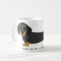 Caneca Dachshund-Longo Dia