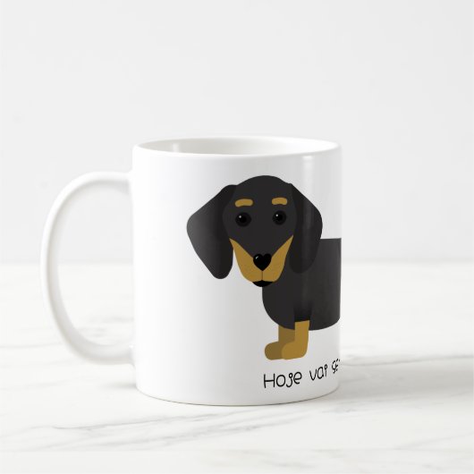 Caneca Dachshund-Longo Dia Kaffeetasse (Links)