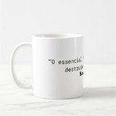 Caneca de Café: Citação de Schumpeter. Kaffeetasse (Links)