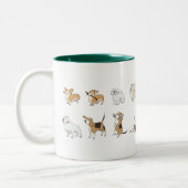 Caneca De Café Em Dois Tons dog Zweifarbige Tasse (Links)