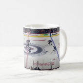 Caneca de Café Hockey 11 oz Cerâmica W-PT ZLE Kaffeetasse (VorderseiteRechts)