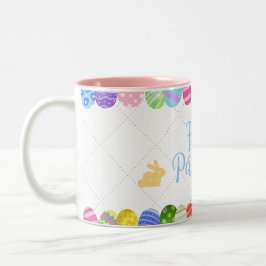 Caneca de café Páscoa 11 oz cerâmica W-PT ZLE  Zweifarbige Tasse