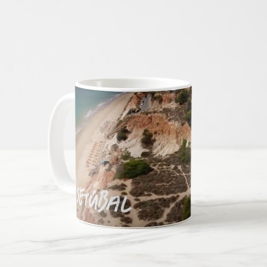 Caneca de café Setúbal 11 oz cerâmica W-PT ZLE Kaffeetasse (Vorderseite Links)