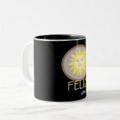 Caneca De Café Solar Zweifarbige Tasse (Vorderseite Links)