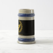 Caneca de Cerveja (Bear Mug) Águia Romana em Preto Bierglas (Mittel)