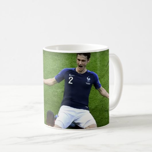 Caneca de Futebol 11 oz Cerâmica W-PT ZLE Kaffeetasse (VorderseiteRechts)