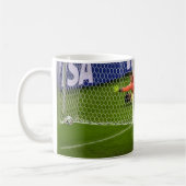 Caneca de Futebol 11 oz Cerâmica W-PT ZLE Kaffeetasse (Links)
