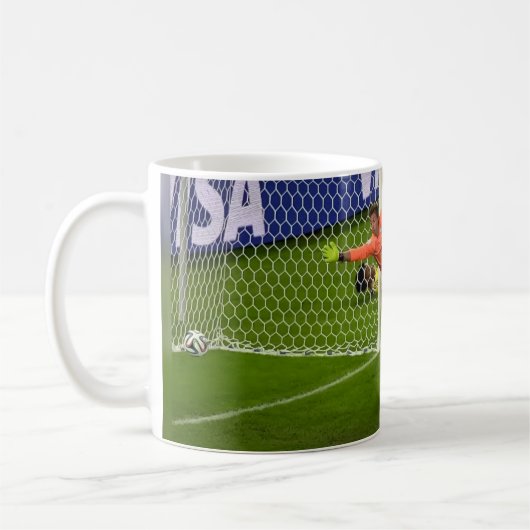 Caneca de Futebol 11 oz Cerâmica W-PT ZLE Kaffeetasse (Links)