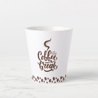 Caneca de latte Coffee break Milchtasse
