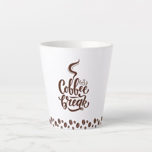 Caneca de latte Coffee break Milchtasse (Vorderseite)