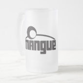 Caneca de vidro fosco mattglas bierglas (Vorderseite Links)