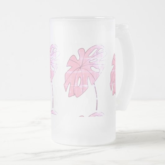 CANECA DE VIDRO FOSCO MATTGLAS BIERGLAS (VorderseiteRechts)