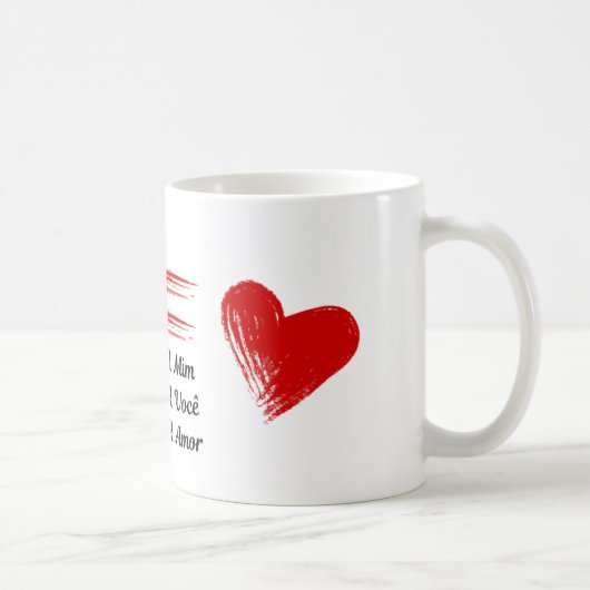 Caneca Deus Lutou por mim Kaffeetasse (Rechts)