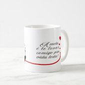 Caneca Dia dos Namorados Kaffeetasse (VorderseiteRechts)