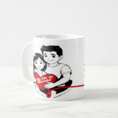 Caneca Dia dos Namorados Kaffeetasse (Vorderseite Links)