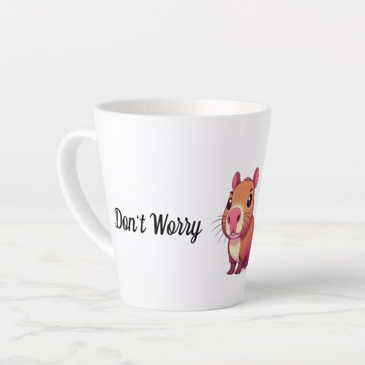 Caneca divertida don't worry be milchtasse (Linke Ecke)