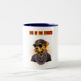 Caneca DOG KING Zweifarbige Tasse