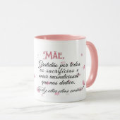 Caneca dois tons, dia das mães Tasse (VorderseiteRechts)