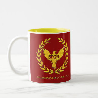 Caneca Dois Tons (Two-Tone Mug) Águia Romana Zweifarbige Tasse