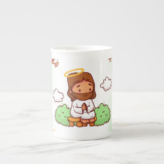 Caneca Ele vive por nós Porzellantasse