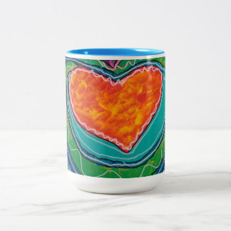 Caneca em dois tons, 444 ml zweifarbige tasse
