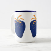CANECA EM DOIS TONS - DELICADEZA ABSTRATA ZWEIFARBIGE TASSE (Vorderseite Links)