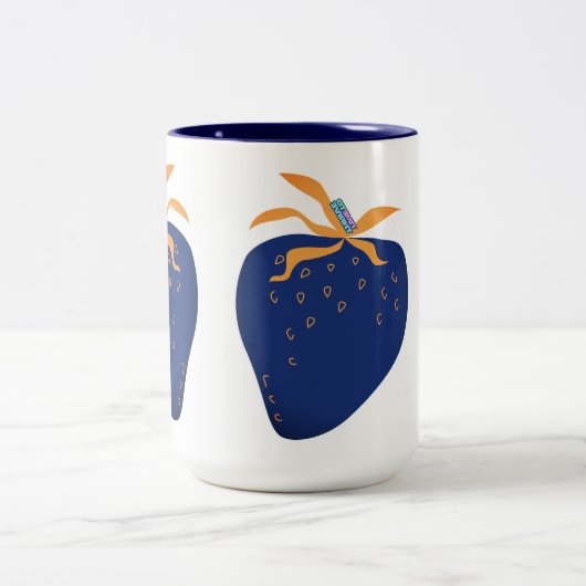 CANECA EM DOIS TONS - DELICADEZA ABSTRATA ZWEIFARBIGE TASSE (Mittel)