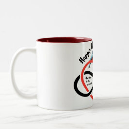 Caneca em dois tons, namorados  zweifarbige tasse